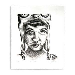"Owl on my Head" : lithographic print